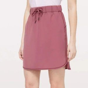 Lululemon On the Fly Skirt Misty Merlot Sz 4